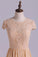 2022 Scoop Bridesmaid Dresses A Line Lace Bodice Chiffon PCG2F6PN