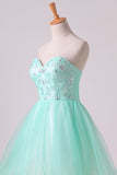 2024 A Line Sweetheart Homecoming Dresses Beaded Bodice P7CF8P5G