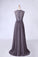 2024 V-Neck A Line Bridesmaid Dresses Floor Length Lace P1ZR4NB4