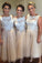 2024 Tulle Scoop Bridesmaid Dresses A Line P5MF8SGY