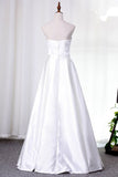 2024 Satin Wedding Dresses Sweetheart A PC8DFGS1