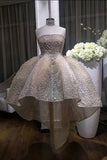 2024 Strapless Lace Ball Gown Prom Dresses PDEGHACY