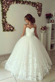 2024 Sweetheart A Line Tulle Wedding Dresses PLMQE2GE