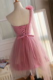 2024 New Arrival One Shulder Bridesmaid Dresses A Line Tulle P2B679RQ