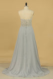 2024 A Line Sweetheart Chiffon With Beading Prom PNGGFLXT