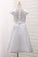 2022 New Arrival Satin A Line Scoop Flower Girl Dresses With PLXTR1GB
