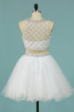 2024 Hot Selling Homecoming Dresses Scoop A-Line Beaded Bodice PPB8XCJ7