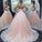 Vintage Ball Gown Sweetheart Pink Lace Appliques Tulle Long Quinceanera Dresses