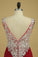 2024 Straps Prom Dresses Spandex With Beads And P1THL5DC