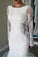 2024 Sexy Open Back Long Sleeves Scoop Wedding Dresses Mermaid P41FFAAL