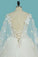 2024 Tulle A Line Scoop Wedding Dresses With Beading Chapel P7ZP5ETR