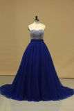 2024 Tulle Sweetheart Beaded Bodice Ball Gown PZ75QYB9