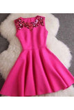2024 Homecoming Dresses A Line Scoop Satin PS143DX5