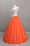 2024 Bicolor Quinceanera Dresses Sweetheart Ball Gown Floor-Length Beaded P1H232SJ