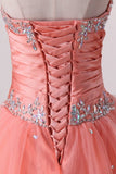 2024 Hot Fuchsia Quinceanera Dresses Ball Gown Sweetheart Floor-Length Tulle With Embroidery Lace PHANYMMX