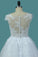 2024 Tulle A Line Scoop Wedding Dresses With PGJ9RHJR