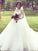 Ball Gown Tulle Long Sleeves Bateau Court Train Wedding Dresses TPP0006411