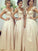 A-Line/Princess Floor-Length Satin Sleeveless Straps Bridesmaid Dresses TPP0005300