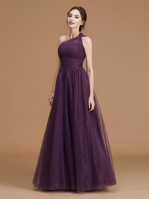 A-Line/Princess Bateau Sleeveless Short/Mini Lace Chiffon Bridesmaid Dresses