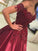 Ball Gown Sleeveless Off-the-Shoulder Applique Satin Floor-Length Dresses TPP0001423