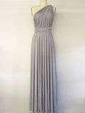 A-Line/Princess One-Shoulder Sleeveless Floor-Length Spandex Bridesmaid Dresses TPP0005246