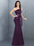 Trumpet/Mermaid One-Shoulder Lace Sleeveless Long Lace Bridesmaid Dresses TPP0005307