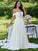 A-Line/Princess Chiffon Ruffles Off-the-Shoulder Sleeveless Sweep/Brush Train Wedding Dresses TPP0006516