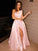 A-Line/Princess Satin Ruffles Sleeveless Strapless Floor-Length Dresses TPP0001534