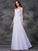 A-line/Princess Sleeveless Sweetheart Ruffles Long Chiffon Bridesmaid Dresses TPP0005741