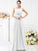 A-Line/Princess Bateau Pleats Sleeveless Long Chiffon Bridesmaid Dresses TPP0005212