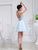 A-Line/Princess Beading Sweetheart Sleeveless Applique Elastic Woven Satin Organza Bridesmaid Dresses TPP0005651