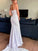 Trumpet/Mermaid Spaghetti Straps Applique Stretch Crepe Sleeveless Sweep/Brush Train Wedding Dresses TPP0005891