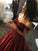 Ball Gown Sleeveless Off-the-Shoulder Applique Satin Floor-Length Dresses TPP0001423