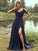 A-Line/Princess Chiffon Ruched V-neck Sleeveless Sweep/Brush Train Bridesmaid Dresses TPP0004962