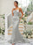 Sheath/Column Charmeuse Ruched Square Sleeveless Sweep/Brush Train Bridesmaid Dresses TPP0004912
