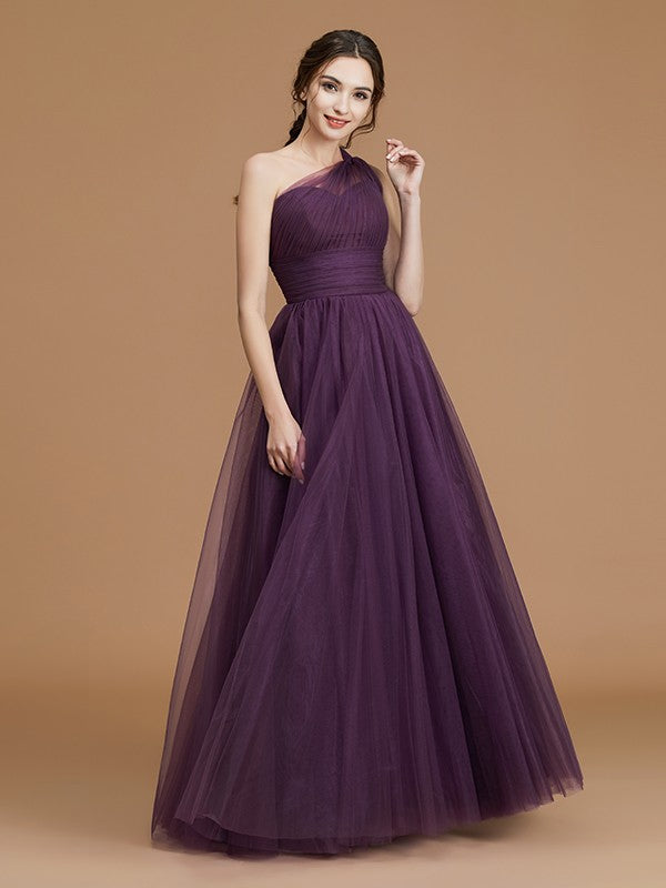 A-Line/Princess Bateau Sleeveless Short/Mini Lace Chiffon Bridesmaid Dresses