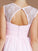 A-Line/Princess Sweetheart Sleeveless Lace Short/Mini Chiffon Bridesmaid Dresses TPP0005413