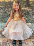 A-Line/Princess Tulle Sequin Scoop Sleeveless Short/Mini Flower Girl Dresses TPP0007545