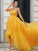 A-Line/Princess Tulle Ruffles V-neck Sleeveless Asymmetrical Dresses TPP0001550