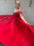 A-Line/Princess Off-the-Shoulder Tulle Applique Sleeveless Floor-Length Dresses TPP0001493
