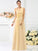A-Line/Princess One-Shoulder Pleats Sleeveless Long Chiffon Bridesmaid Dresses TPP0005237