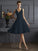 A-Line/Princess V-neck Sleeveless Pleats Short Chiffon Bridesmaid Dresses TPP0005039