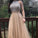 Long Custom High Neck Gray Sparkly Cocktail Evening Party Prom Dresses Online