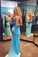 Two Pieces Sexy Long Charming Green Mermaid Sweetheart Evening Dress Prom Dresses