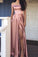 prom dresses prom dresses fashion pink off the shoulder prom dress sexy slit evening