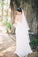 Off-the-Shoulder Empire Pleated White Sweetheart Backless Chiffon Beach Wedding Dress